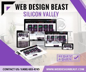 web design beast purple ad