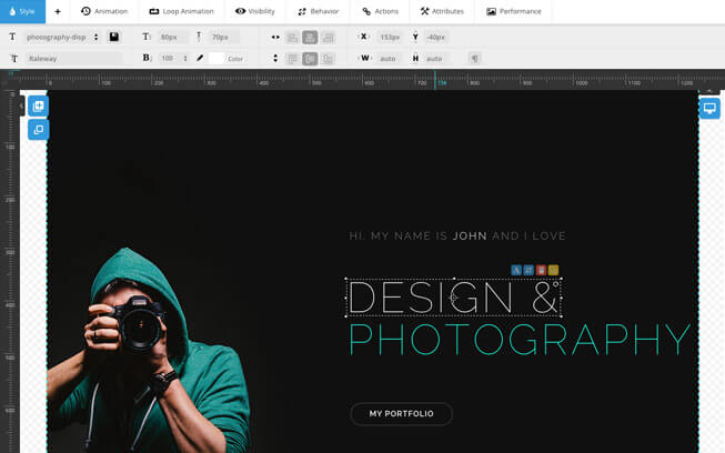 photography promotional banner design